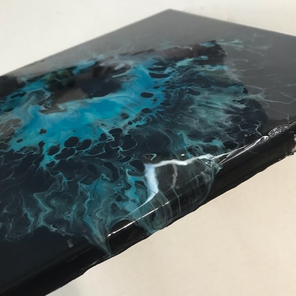 Black base blue Dutch pour art - Picture 8 of 8